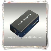 1x4 HDMI Splitter use a single HDMI source,accessing to multiple HDMI sinks